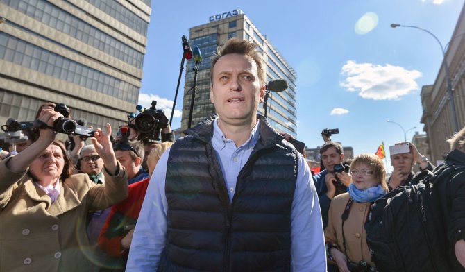 AFP/„Scanpix“ nuotr./A.Navalnas vėl sukvietė rusus į gatves