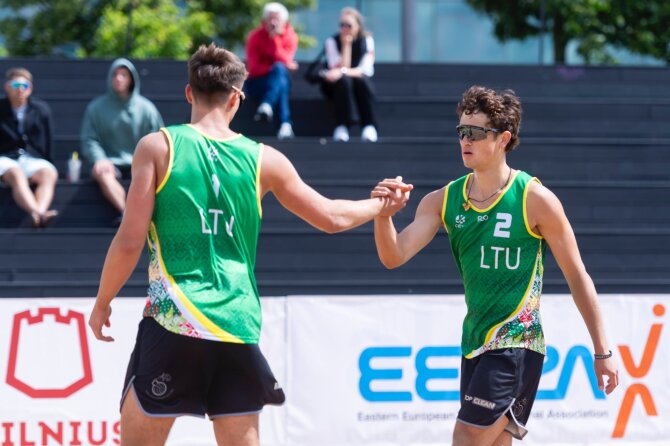 A.Četkausko nuotr./Europos U20 paplūdimio tinklinio čempionato atrankos turnyras Vilniuje