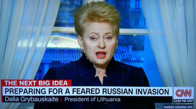 Dalia Grybauskaitė davė interviu CNN