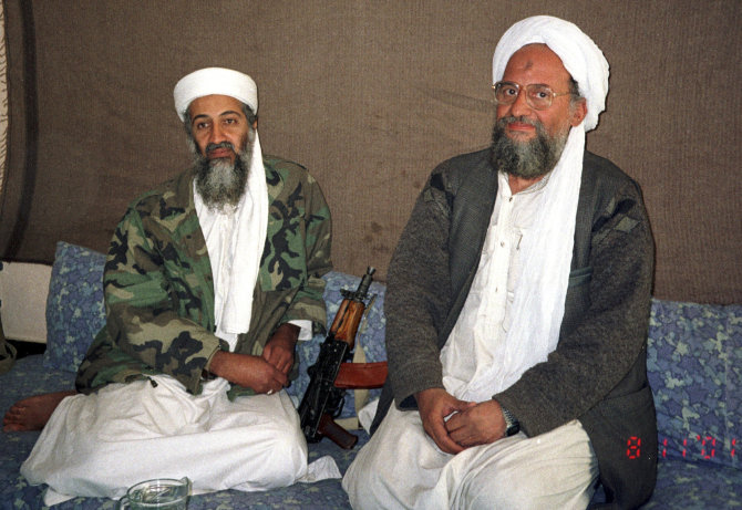 „Reuters“/„Scanpix“ nuotr./Osama bin Ladenas ir Aymanas al Zawahiri