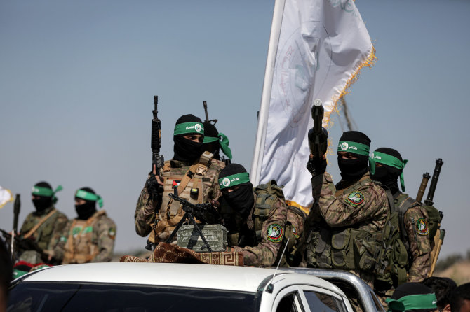 Vida Press nuotr./„Hamas“ kovotojai