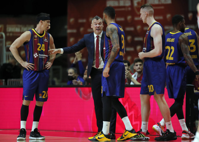 Euroleague.net nuotr./„Barcelona“ ir Šarūnas Jasikevičius