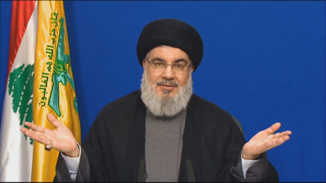 AFP/„Scanpix“ nuotr./„Hezbollah“ lyderis Hassanas Nasrallah