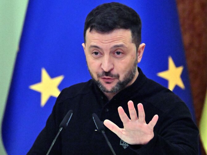AFP/ „Scanpix“/Volodymyras Zelenskis