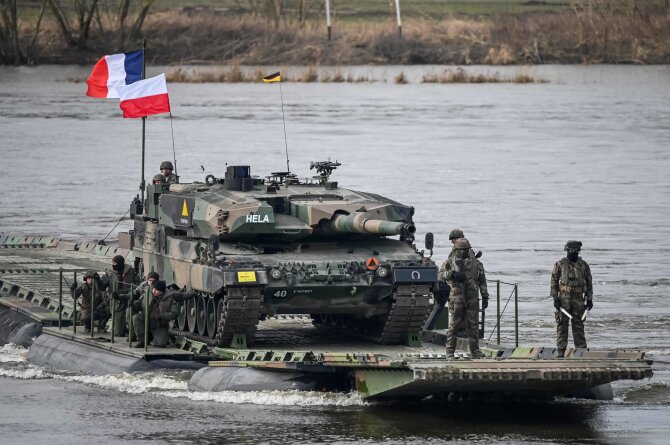 AFP/ „Scanpix“/NATO karinės pratybos