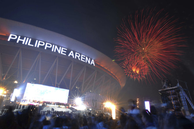 „Reuters“/„Scanpix“ nuotr./„Philippine“ arena