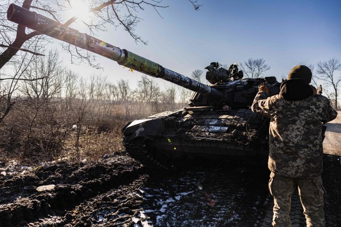 AFP/ „Scanpix“ nuotr./Karas Ukrainoje