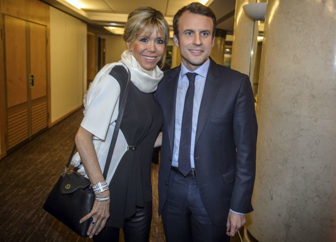 „Scanpix“/AP nuotr./Brigitte Macron