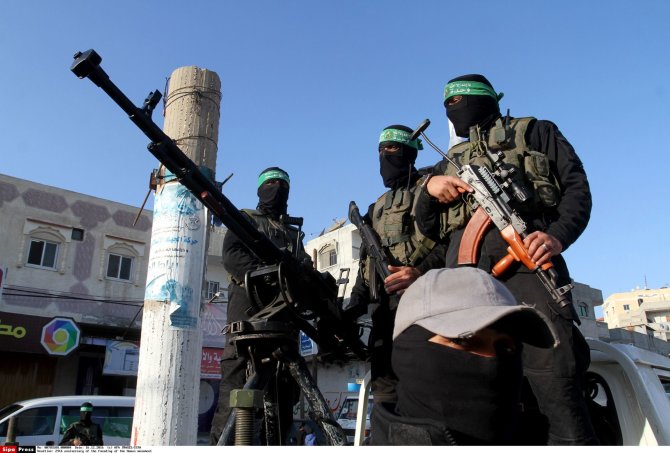 „Scanpix“/„SIPA“ nuotr./„Hamas“ kovotojai Gazos Ruože