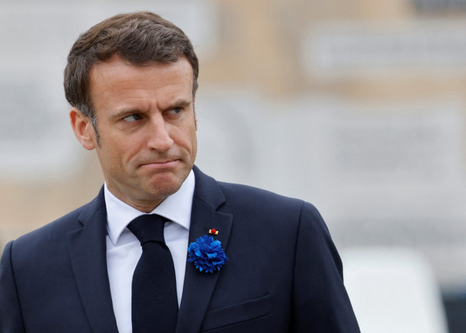 Reuters/Scanpix/Französischer Präsident Emmanuel Macron