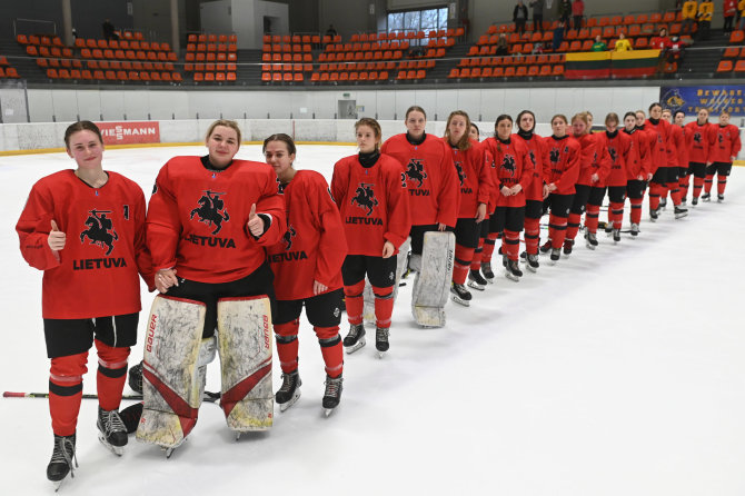 hockey.lt nuotr./Lietuvos moterų ledo ritulio rinktinė