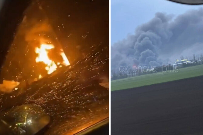 Kadras iš vaizdo įrašo/Ukraina atakavo Jaroslavlį