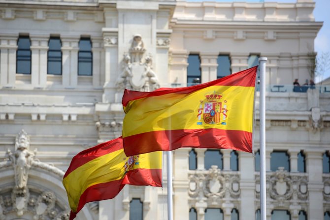 123RF.com nuotr./Ispanijos vėliava