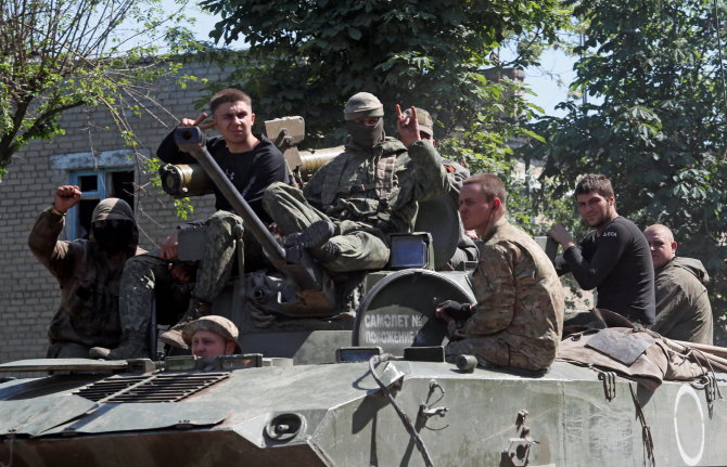 „Reuters“/„Scanpix“ nuotr./Rusų kariai Ukrainoje