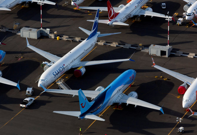 „Reuters“/„Scanpix“ nuotr./„Boeing 737 MAX“ lėktuvai