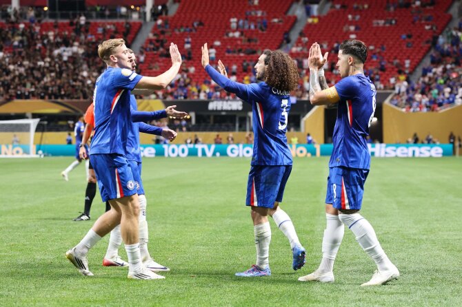 Scanpix/Getty Images via AFP nuotr./„Chelsea“ futbolininkai