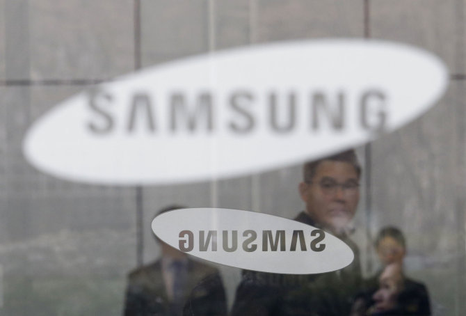 „Scanpix“/AP nuotr./„Samsung“ logotipas