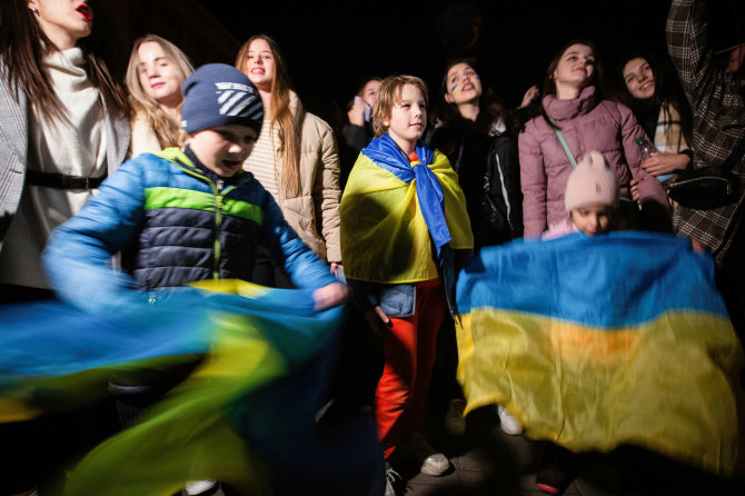 ZUMAPRESS / Scanpix nuotr./Vaikai Ukrainoje