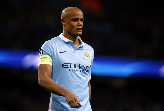 „Scanpix“/„PA Wire“/„Press Association Images“ nuotr./Vincentas Kompany