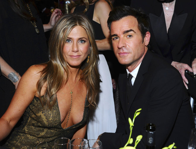 „Scanpix“/AP nuotr./Jennifer Aniston ir Justinas Theroux