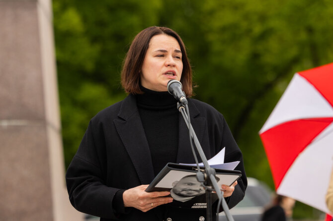 Patricija Adamovič / BNS/Sviatlana Cichanouskaja