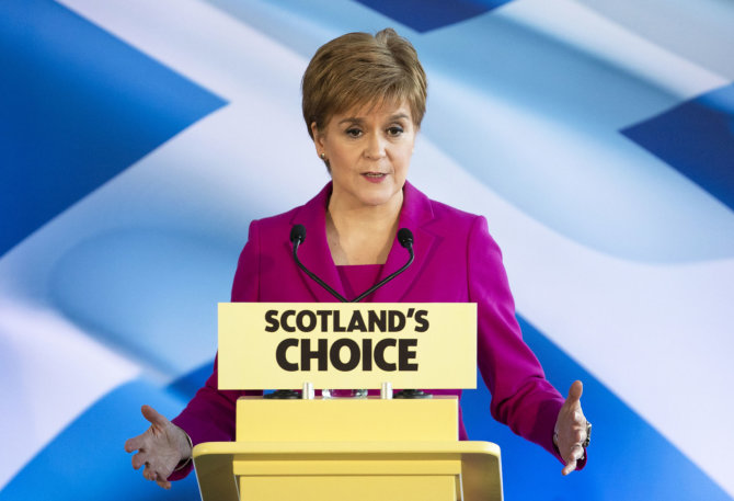 „Scanpix“ nuotr./Nicola Sturgeon