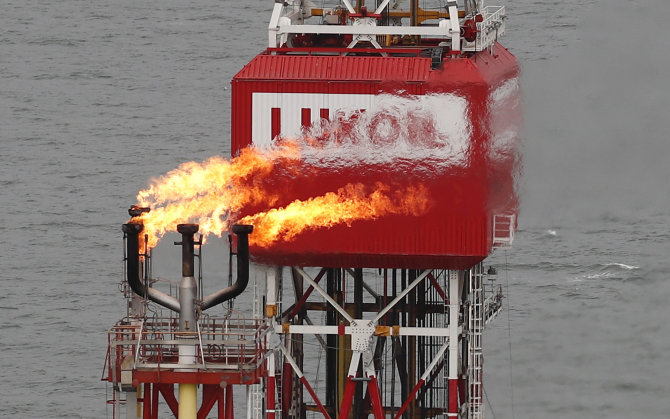 „Reuters“/„Scanpix“ nuotr./„Lukoil“ naftos platforma