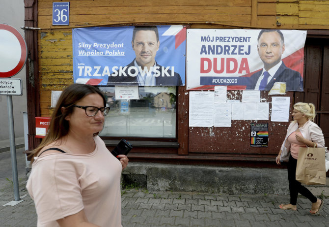 „Scanpix“/AP nuotr./Šių metų Lenkijos prezidento rinkimai labai įtempti