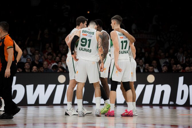 zalgiris.lt nuotr./Kauno „Žalgirio“ krepšininkai