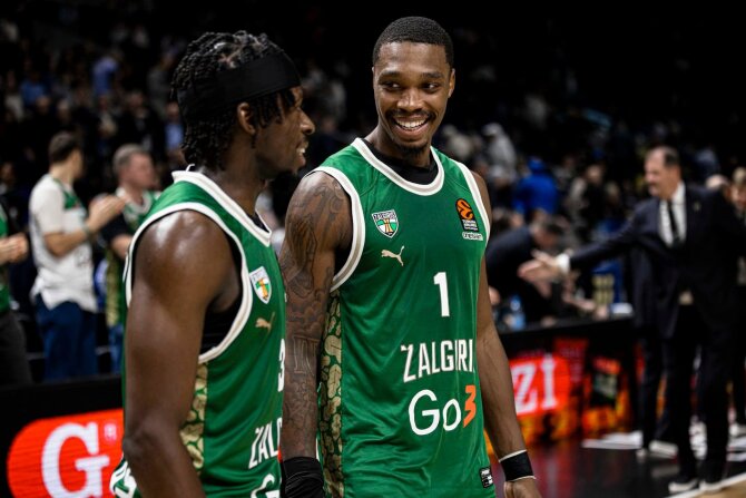 Kauno „Žalgiris“ nuotr./Sylvainas Francisco ir Lonnie Walkeris