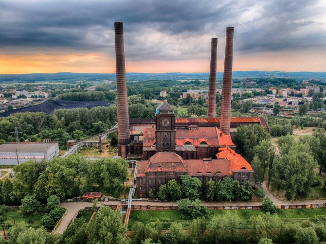 Slawomir Cymorek/Europa Nostra nuotr./Szombierki elektrinė, Bytom, Lenkija