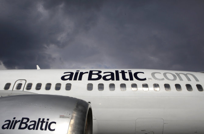 „Reuters“/„Scanpix“ nuotr./„Airbaltic“ lėktuvas 