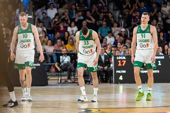 zalgiris.lt nuotr./Karštas atkrintamųjų startas: „Barcelona“ – „Žalgiris“