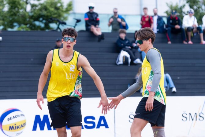 A.Četkausko nuotr./Europos U20 paplūdimio tinklinio čempionato atrankos turnyras Vilniuje