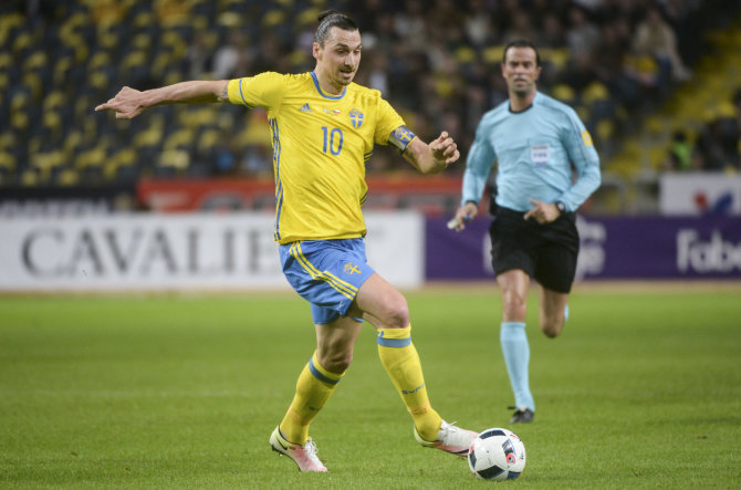 „Scanpix“ nuotr./Zlatanas Ibrahimovičius bus Švedijos rinktinės kapitonas
