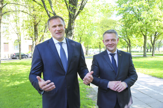 Irmanto Gelūno / 15min nuotr./Virgilijus Alekna ir Eligijus Masiulis