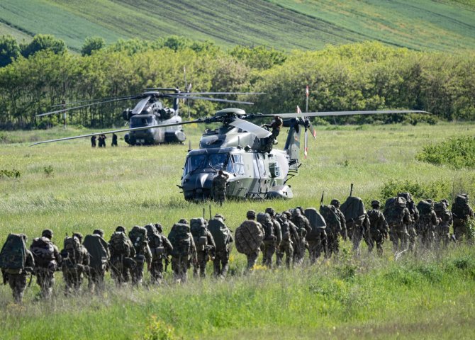 „AFP“/„Scanpix“/NATO karinės pratybos Rumunijoje