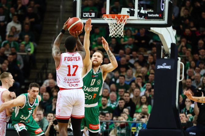 Teodoro Biliūno / BNS nuotr./LKL lyderių akistata: „Žalgiris“ – „Rytas“