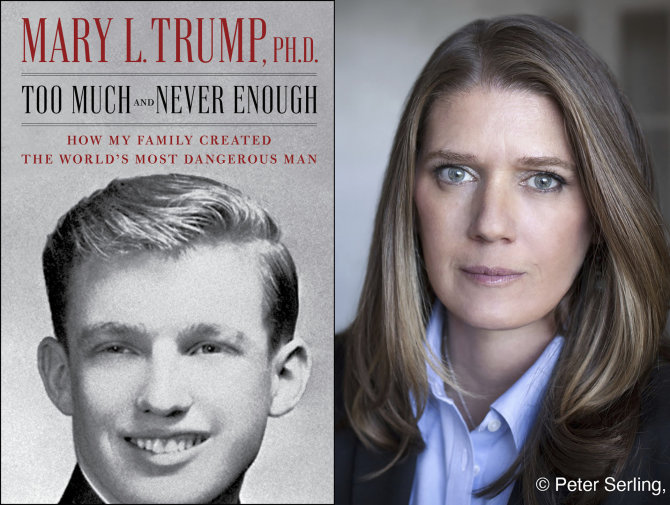 „Scanpix“/AP nuotr./Mary Trump ir jos knygos viršelis