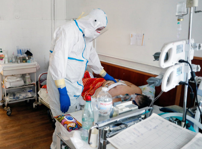„Reuters“/„Scanpix“ nuotr./Ligoninė Ukrainoje