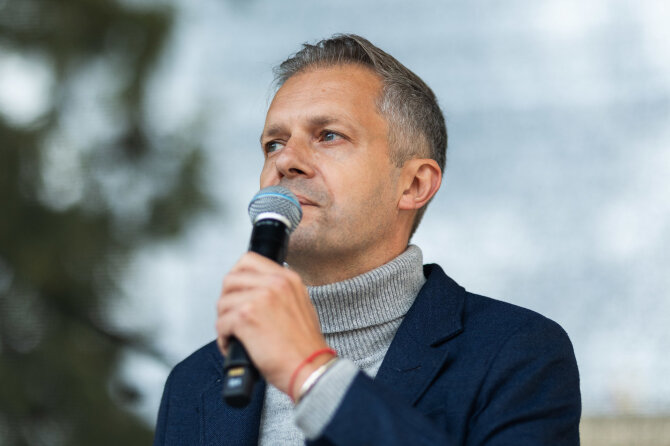 Roberto Riabovo / BNS nuotr./Protestas prieš valdančiąją koaliciją