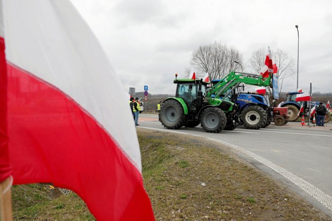 „Reuters“/„Scanpix“ nuotr./Lenkijos ūkininkai