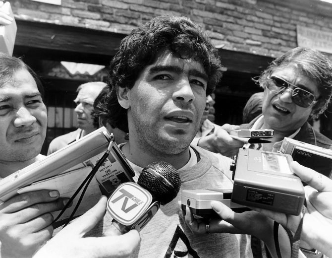 Vida Press nuotr./Diego Maradona 1986 m.