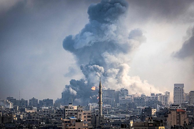 „AFP“/„Scanpix“/Gazos miestas po apšaudymo
