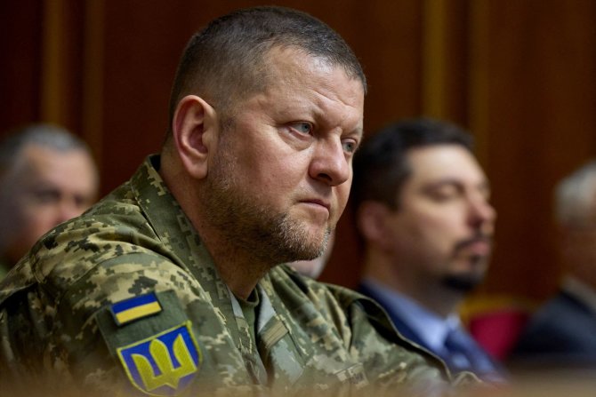 „AFP“/„Scanpix“/Ukrainos ginkluotųjų pajėgų vadovas Valerijus Zalužnas