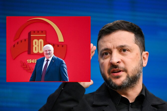 ZumaPress/AFP/Scanpix/Aliaksandras Lukašenka, Volodymyras Zelenskis