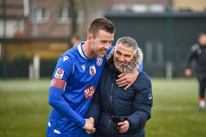 fk-panevezys.lt nuotr./Linas Klimavičius ir Gino Lettieri