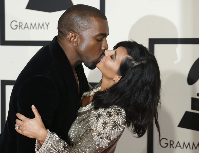 „Reuters“/„Scanpix“ nuotr./Kanye West ir Kim Kardashian