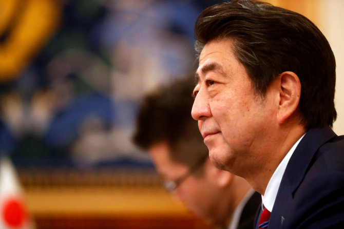 „Reuters“/„Scanpix“ nuotr./Shinzo Abe