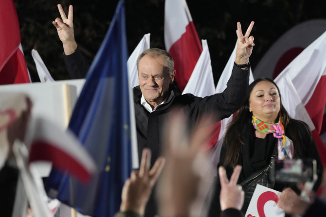 „AP“/„Scanpix“/Lenkijos opozicijos lyderis Donaldas Tuskas